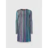 Missoni Pleated Dress With Sequins In Multicoloured