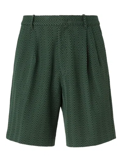 MISSONI PLEATED HERRINGBONE SHORTS