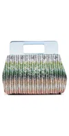 Missoni Plexi Pouch Small Rainbow Lurex In Rainbow Lurex