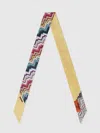 Missoni Pocket Square Scarf With Zigzag Pattern In Multi