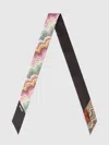 Missoni Pocket Square Scarf With Zigzag Pattern In Multi