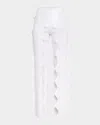 Missoni Pointed Knit Straight-leg Pull-on Trousers