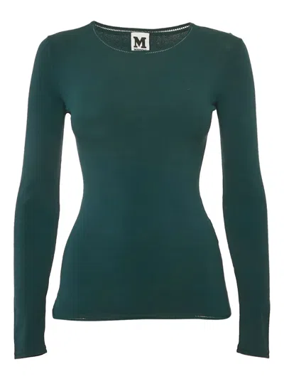 Pre-owned Missoni Pointelle-trim T-shirt
