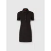 Missoni Polo Mini Dress With Zigzag Pattern In Black