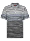Missoni Handcrafted Cotton Polo Shirt With Tie-dye Print