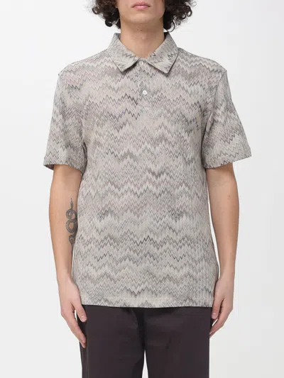 Missoni Polo Shirt Men  In Gray