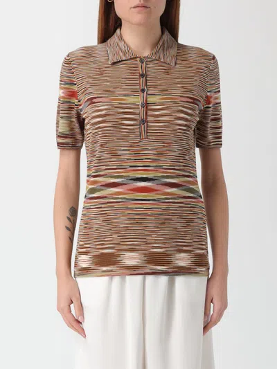 Missoni Polo Shirt  Woman Color Green In Multi
