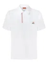 Missoni Polo Shirt With Embroidered Logo In White