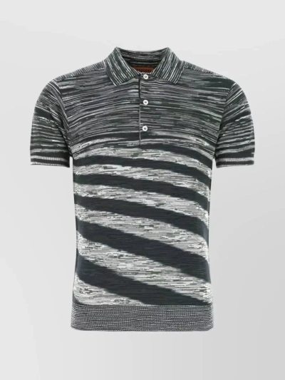 Missoni Polo Shirt With Sleek Stripes In Multicoloured