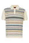 Missoni Ivory Cotton Polo Shirt