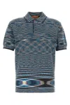 Missoni Polo In Cotone Ricamato  Uomo In Stripped