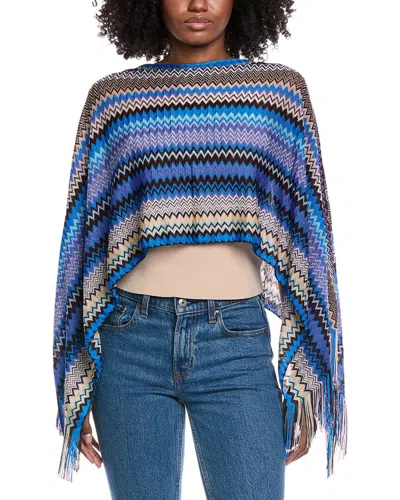 Missoni Poncho In Blue
