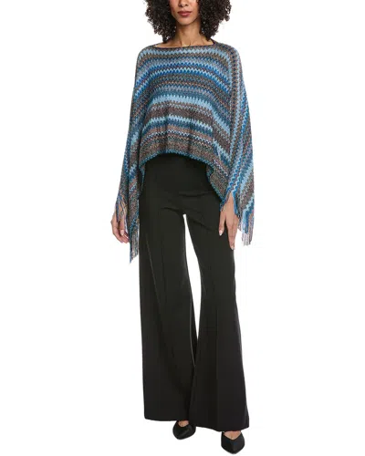Missoni Poncho In Blue