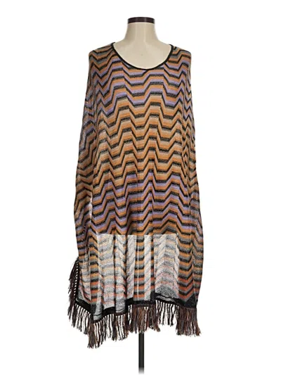 Pre-owned Missoni Poncho In Brown