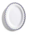 Missoni Porcelain Zigzag Jarris 148 Oval Plate In White