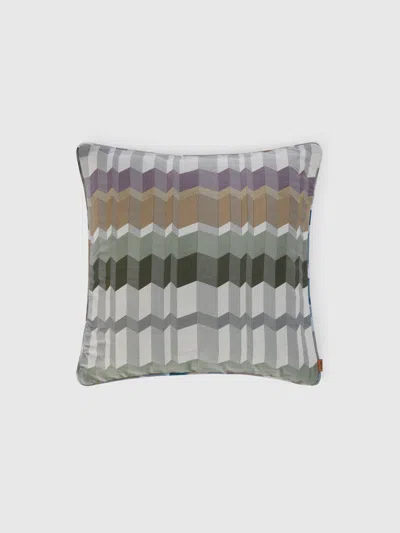 Missoni Positano Cotton-blend Cushion 40x40 Cm In Multi