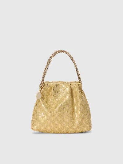 Missoni Pouch In Viscose And Leather In Gold