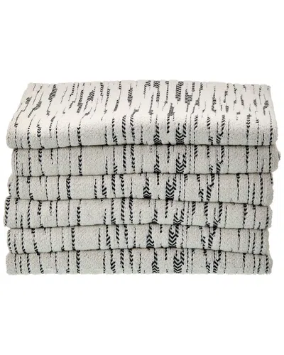 MISSONI MISSONI HOME SET OF 6 CARLYLE BATH TOWELS