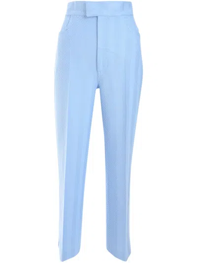 Missoni Pressed-crease Trousers In Blue