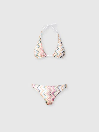 Missoni Printed Bikini In Neutral