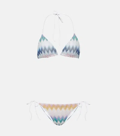 Missoni Printed Bikini In Blue