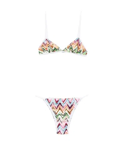 Missoni Printed Bikini Two-piece Set In Multi