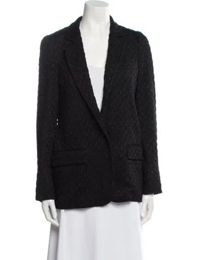 Pre-owned Missoni Printed Blazer In Black