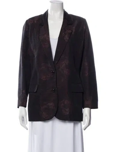 Pre-owned Missoni Printed Blazer In Blue