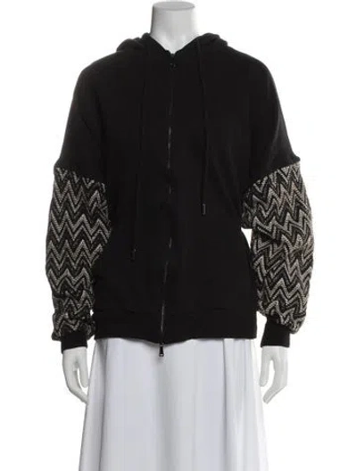Pre-owned Missoni Printed Bomber Jacket In Black