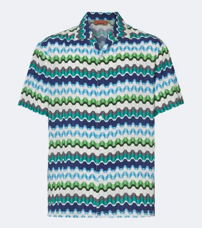 Missoni Printed Bowling Shirt In Multi