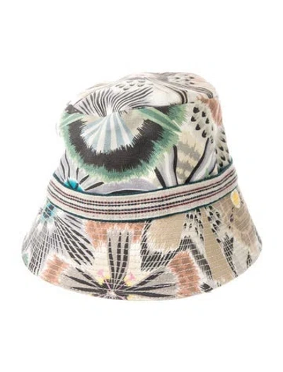 Pre-owned Missoni Printed Bucket Hat In Neutral