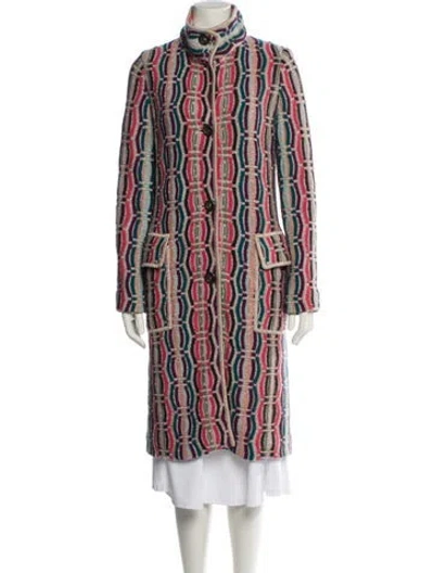 Pre-owned Missoni Printed Coat In Brown