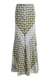 Missoni Printed Crepe De Chine Maxi Skirt In Multi