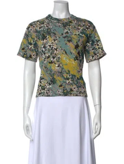 Pre-owned Missoni Printed Crew Neck T-shirt