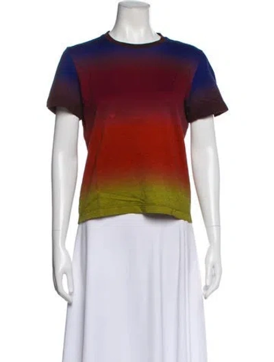 Pre-owned Missoni Printed Crew Neck T-shirt In Multi