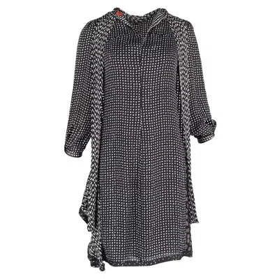 Missoni Printed Dress In Multicolor Silk In Black