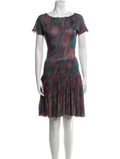 Pre-owned Missoni Printed Dress Set In Blue