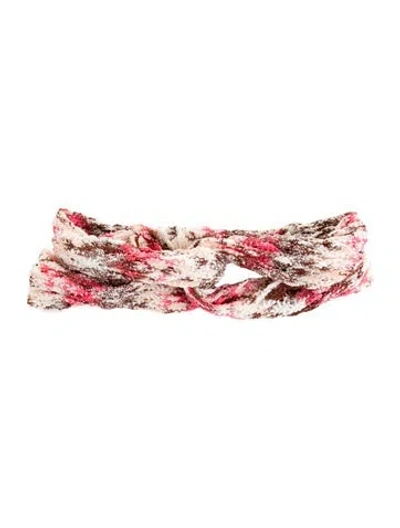 Pre-owned Missoni Printed Elastic Headband In Neutral