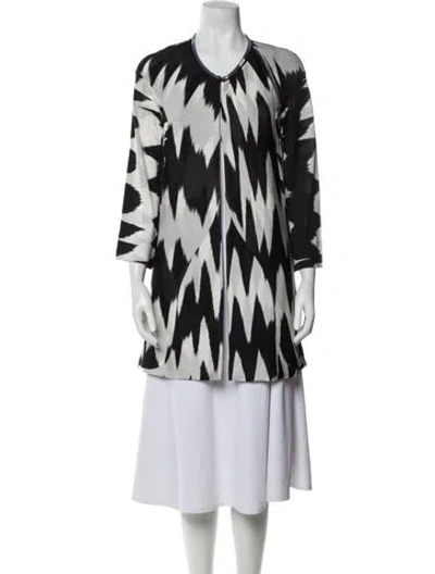 Pre-owned Missoni Printed Evening Jacket In Black