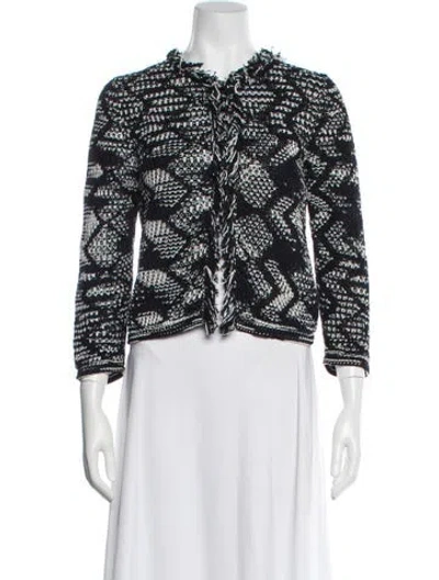 Pre-owned Missoni Printed Evening Jacket In Black