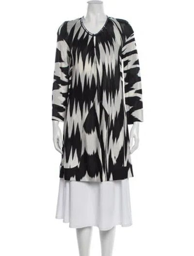 Pre-owned Missoni Printed Evening Jacket In White