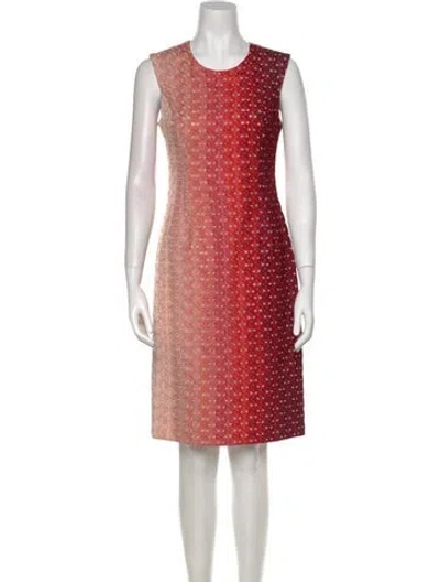 Pre-owned Missoni Printed Knee-length Dress