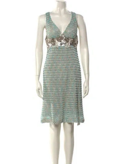 Pre-owned Missoni Printed Knee-length Dress