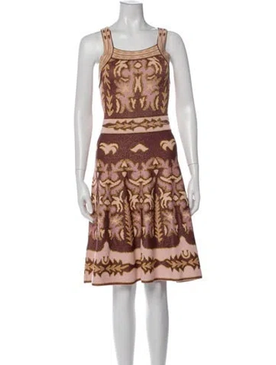 Pre-owned Missoni Printed Knee-length Dress