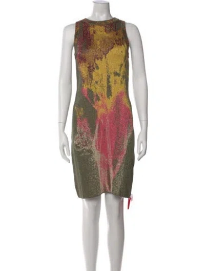 Pre-owned Missoni Printed Knee-length Dress W/ Tags