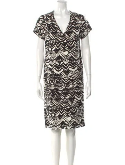 Pre-owned Missoni Printed Knee-length Dress W/ Tags In Multi