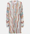 Missoni Cover Up Dress Beachwear Multicolor In Animal Print