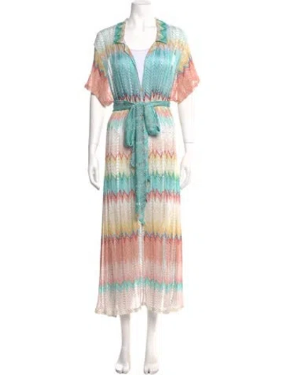 Pre-owned Missoni Printed Long Dress