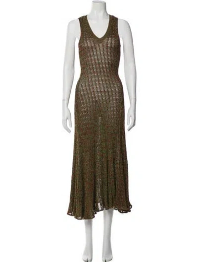 Pre-owned Missoni Printed Long Dress