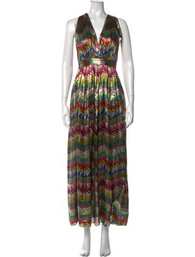 Pre-owned Missoni Printed Long Dress